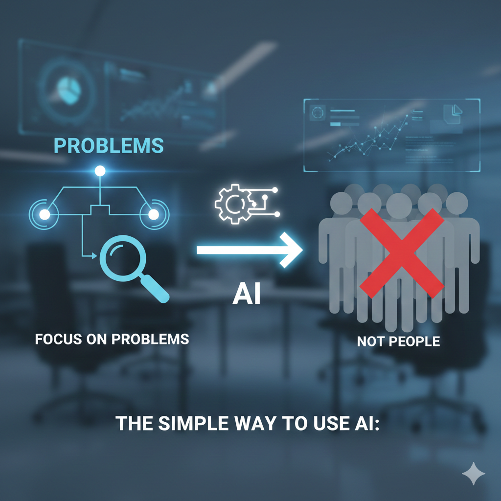 The Simple Way to Use AI: Focus on Problems, Not People
