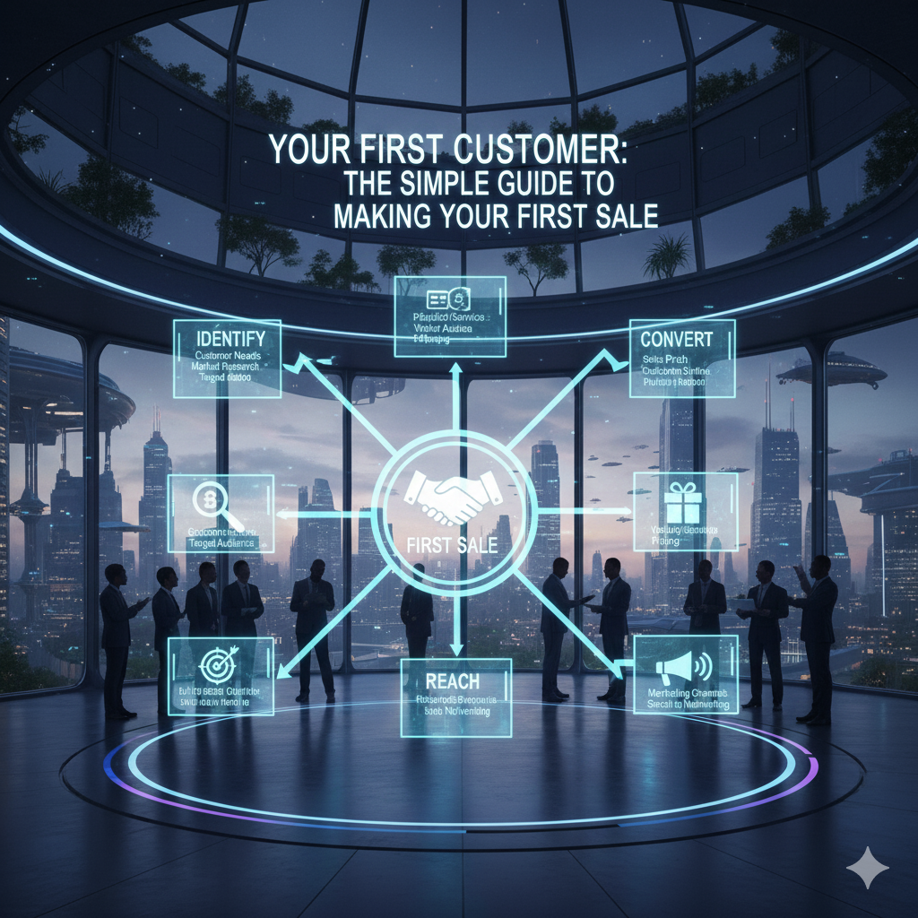 Your First Customer: The Simple Guide to Making Your First Sale